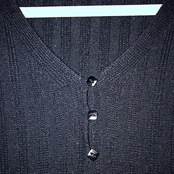 Sweater-Ultra Soft Acrylic Henley - Picture 3 of 7